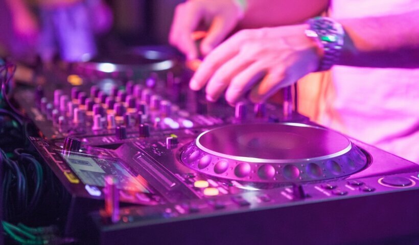 Dj, auf einer Hochzeit