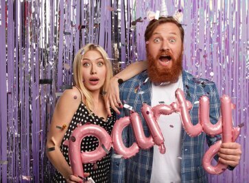 Lustige Fotobox-Requisiten für Partys und Hochzeiten