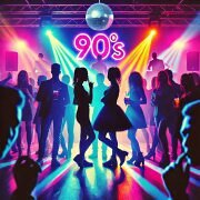 90er Party-Bild Party-Bild der 90er