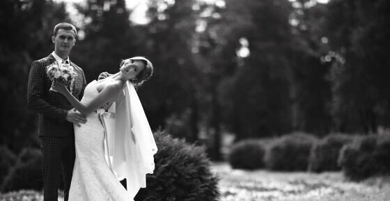 Brautpaar feiert seine Hochzeit in Bünde