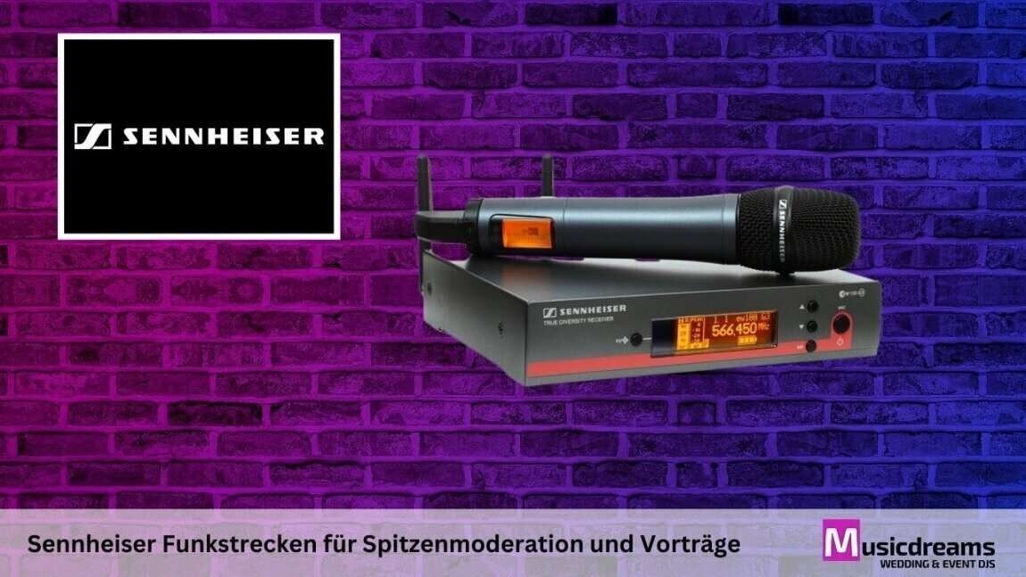Sennheiser Mikrofon für Hochzeit und Event – klare Sprachübertragung für DJs