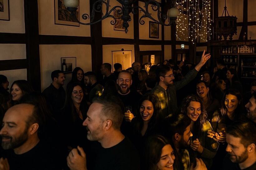 DJ auf einer Weihnachtsfeier in Bielefeld
